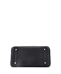 Pre-Owned Hermes Birkin Handbag Clemence with Gold Hardware