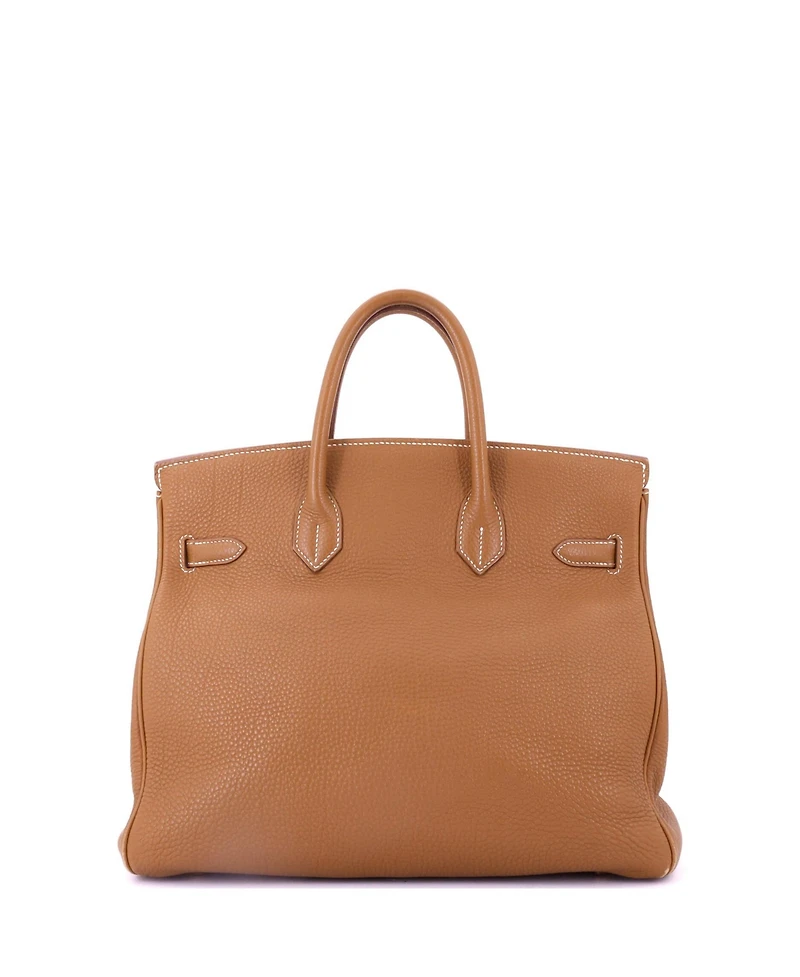 Pre-Owned Hermes Birkin 30 Handbag Brown Togo with Gold Hardware