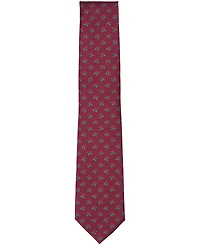 Club Room Men's Christmas Holly Printed Tie, Macy's Exclusive