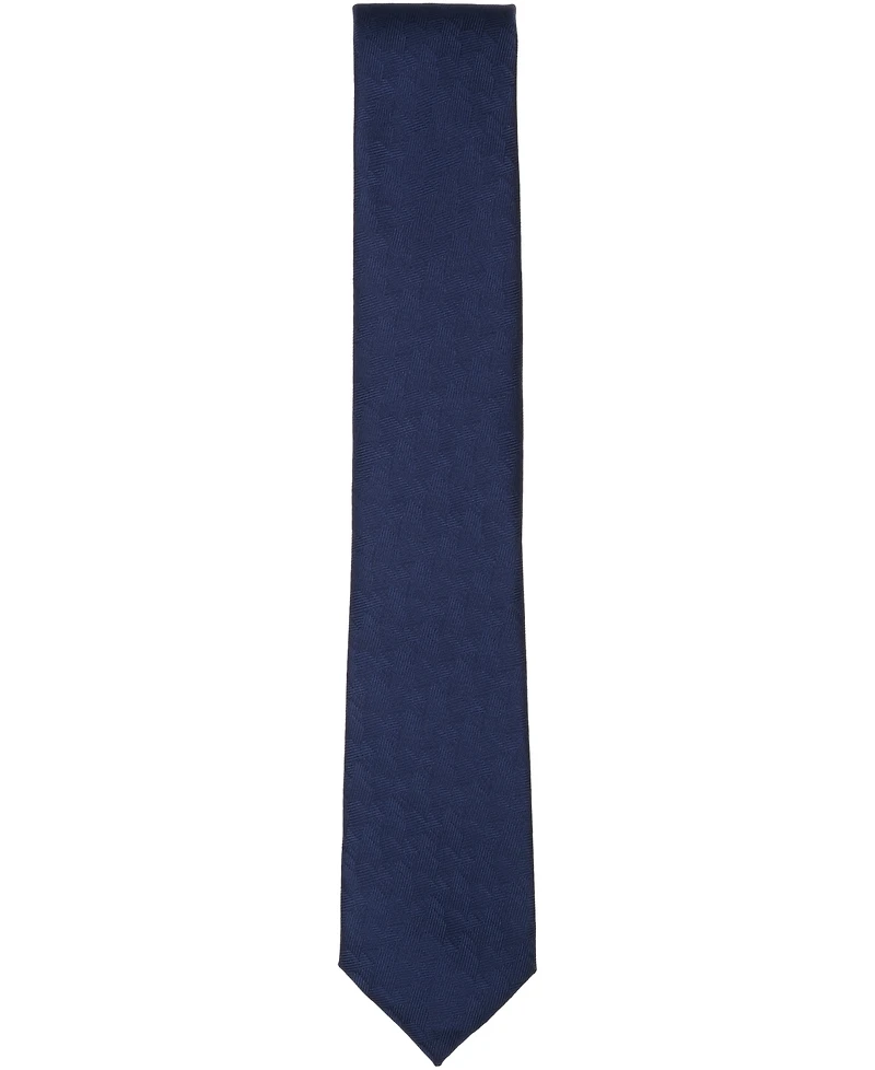 Alfani Men's Meteo Geo Solid Tie, Macy's Exclusive
