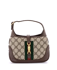 Pre-Owned Balenciaga Mini x Gucci The Hacker Project Jackie 1961 Hobo Bb Coated Canvas