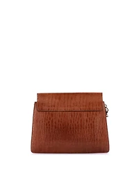 Pre-Owned Chloe Medium Faye Shoulder Bag Embossed Leather