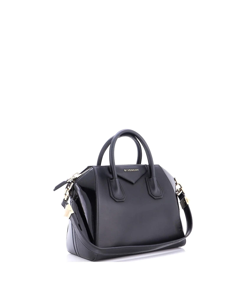 Pre-Owned Givenchy Small Antigona Bag Glazed Leather