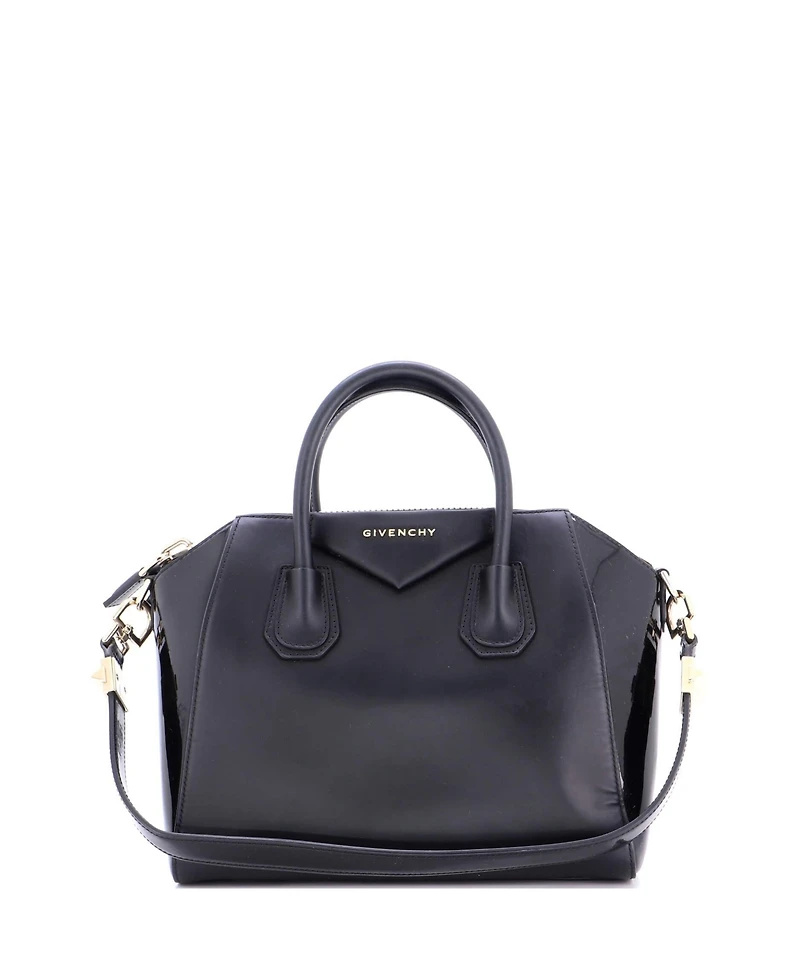 Pre-Owned Givenchy Small Antigona Bag Glazed Leather