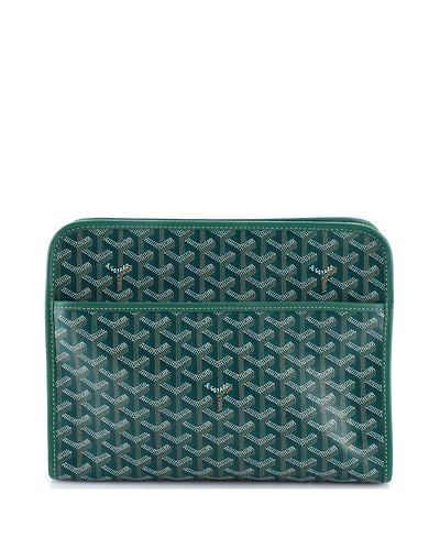 Pre-Owned Goyard Gm Jouvence Toiletry Pouch Coated Canvas