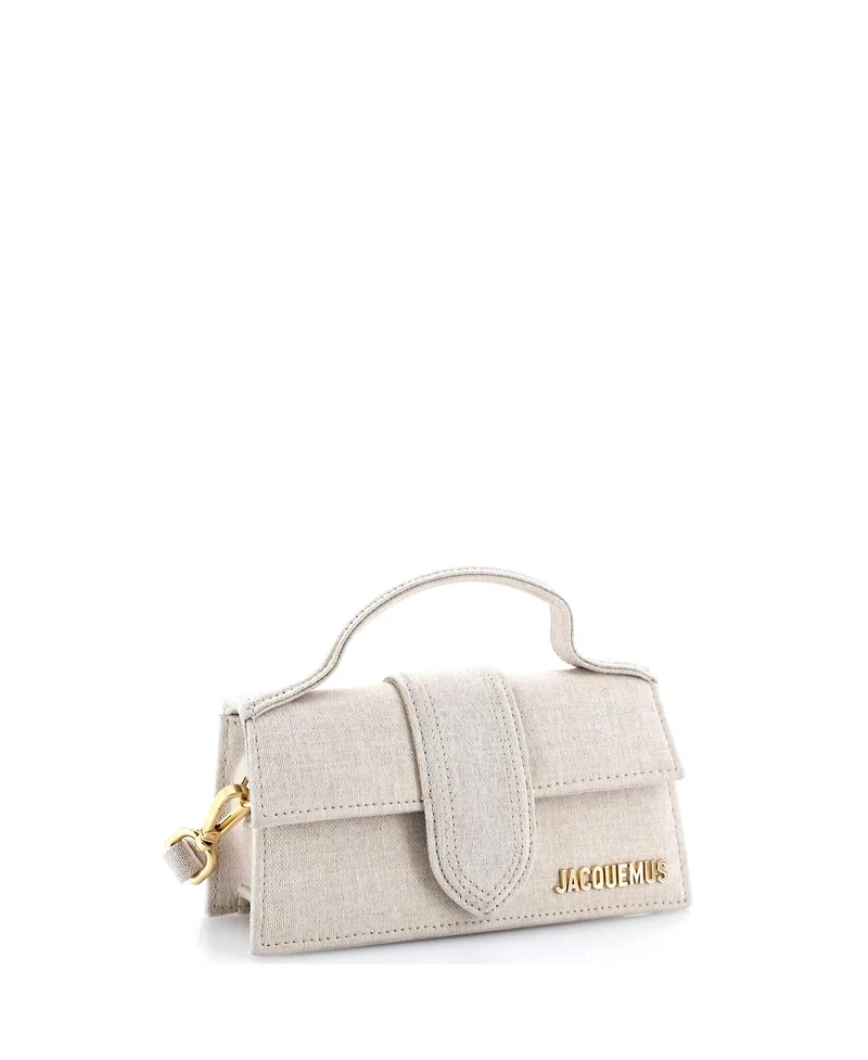 Pre-Owned Jacquemus Le Bambino Top Handle Flap Bag Canvas