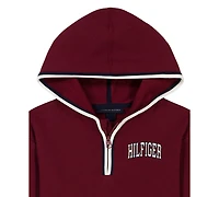 Tommy Hilfiger Baby Boys 2-Piece Semi-Zip Hoodie and Joggers Set