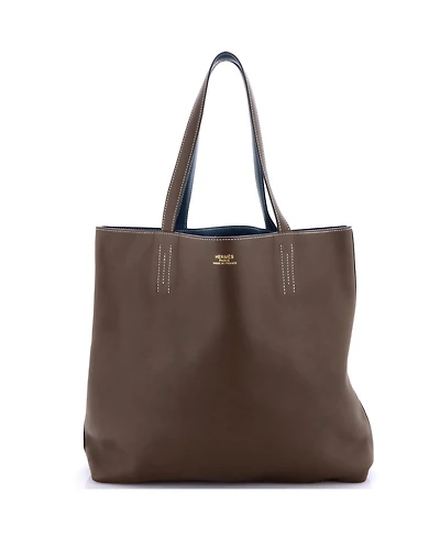 Pre-Owned Hermes 36 Double Sens Tote Clemence and Swift