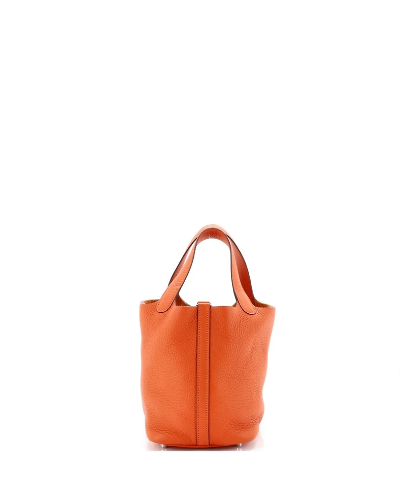 Pre-Owned Hermes Birkin 25 Handbag Grey Togo with Rose Gold Hardware
