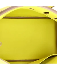 Pre-Owned Hermes Birkin 25 Handbag Yellow Swift with Palladium Hardware