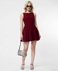 French Connection Women's Fit and Flare Low Back Mini Dress