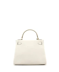 Pre-Owned Hermes Kelly 28 Handbag Light Togo with Gold Hardware