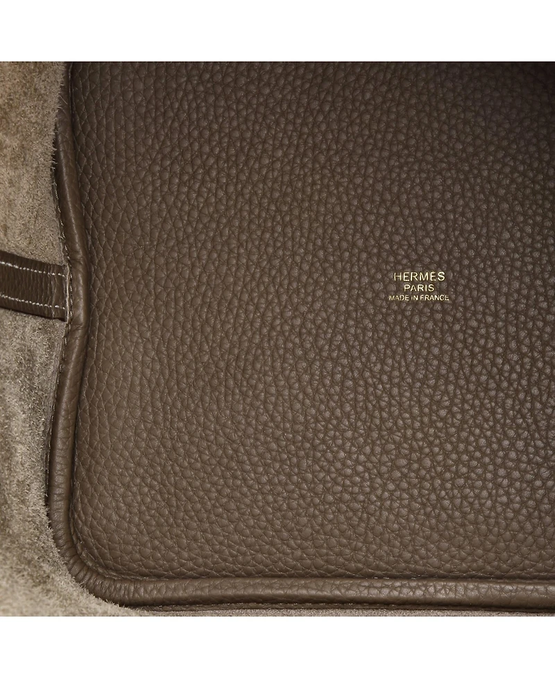 Pre-Owned Hermes Mm Picotin Lock Bag Clemence
