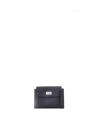 Pre-Owned Hermes Kelly Pocket Compact Wallet Epsom