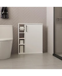 Depot E-Shop Clayton Medicine Cabinet, 1 Door, 7 Shelves, White