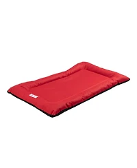 The Licker Store Archie Traditional Oxford Waterproof Indoor/Outdoor Hand-Washable Memory Foam Camping Pet Bed