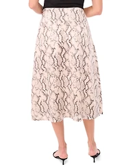Vince Camuto Women's Bias Cut A-Line Midi Skirt