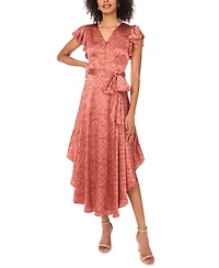 Vince Camuto Women's Flutter Sleeve Short Dress