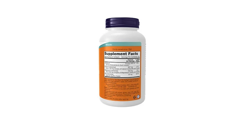 Now Foods Calcium & Magnesium ,240 Softgels