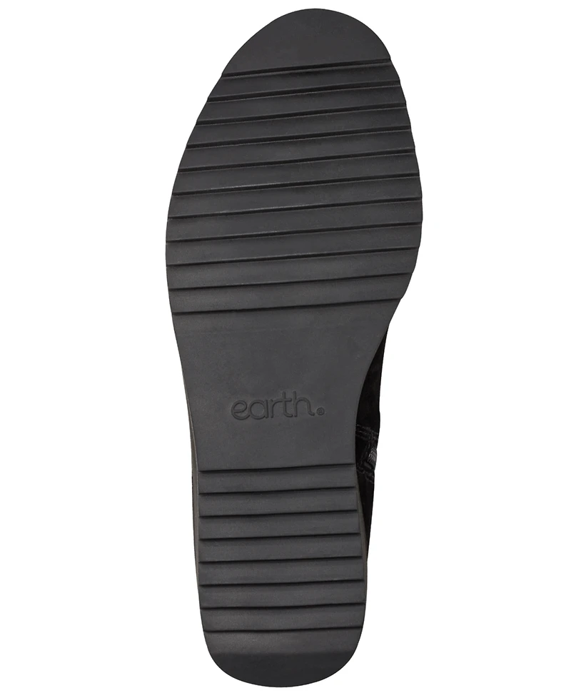 Earth Women's Chace Buckle Strap Wedge Booties