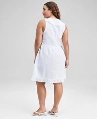 And Now This Trendy Plus Size Cotton Babydoll Dress, Macy's Exclusive