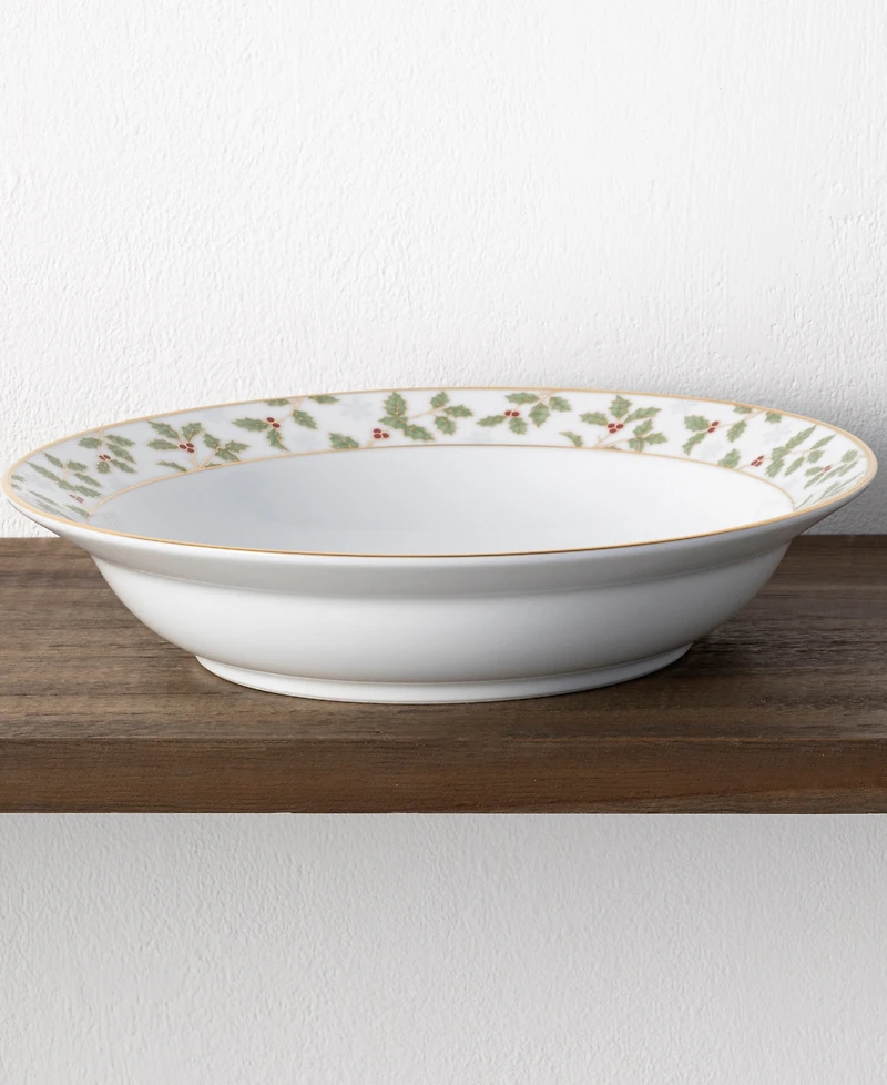 Noritake Holly & Berry 4-Pc. Dinner Bowl Set, Service for 4