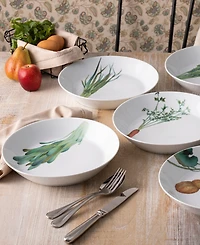 Noritake Kyoka Shunsai 6-Pc. Coupe Dinner Bowl Set, Service for 6