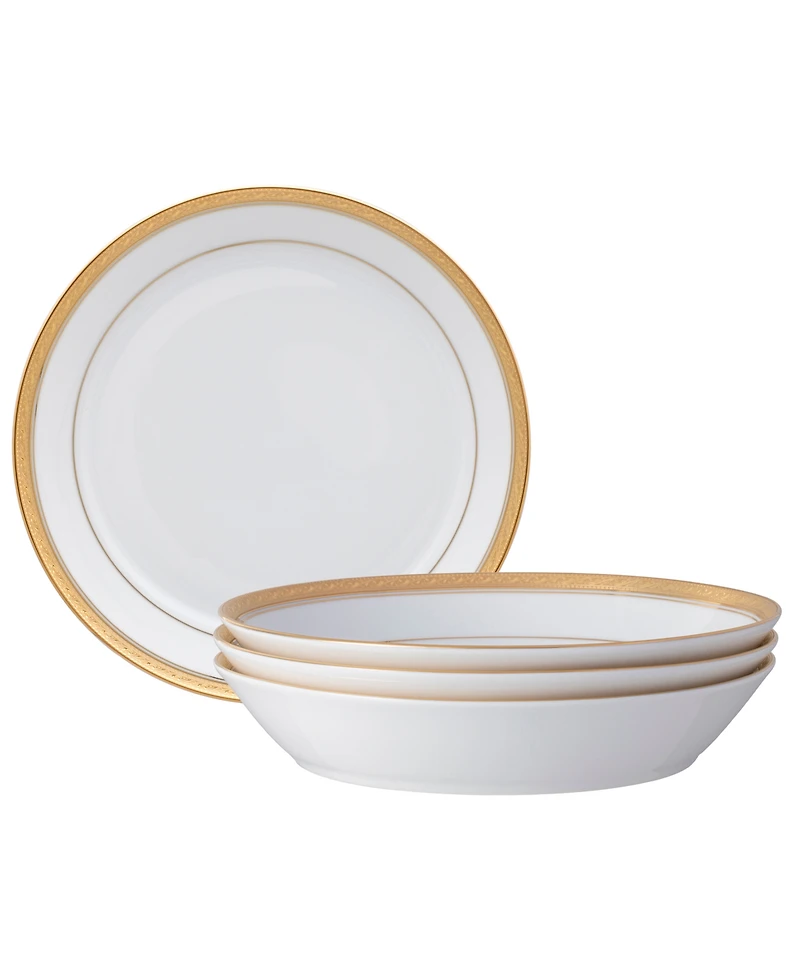 Noritake Crestwood 4-Pc. Coupe Dinner Bowl Set, Service for 4