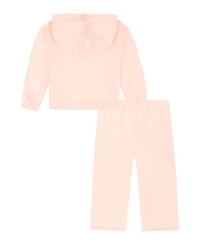 Calvin Klein Toddler Girls 2T-4T 2-Piece Fleece Hoodie and Pants Set