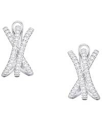 Macy's Diamond Earrings (1/2 ct. t.w.) in Sterling Silver
