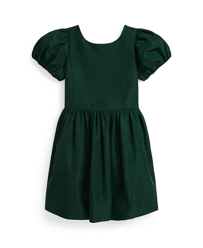 Polo Ralph Lauren Girls 2T-6X Short Sleeve Taffeta Dress