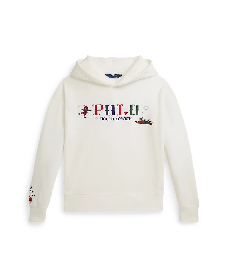 Polo Ralph Lauren Girls 7-16 Logo Embroidered Long Sleeve Hoodie