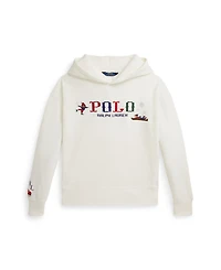 Polo Ralph Lauren Girls 7-16 Logo Embroidered Long Sleeve Hoodie