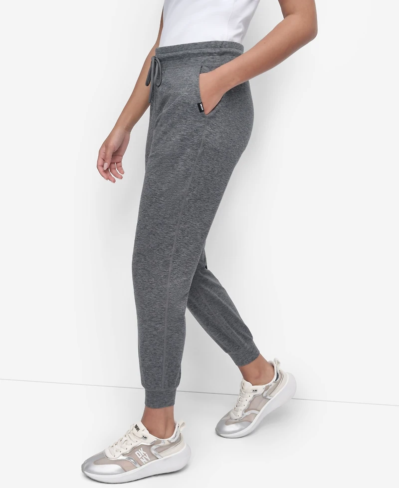 Dkny Sport Women's Spacedye High-Waist Slim Joggers