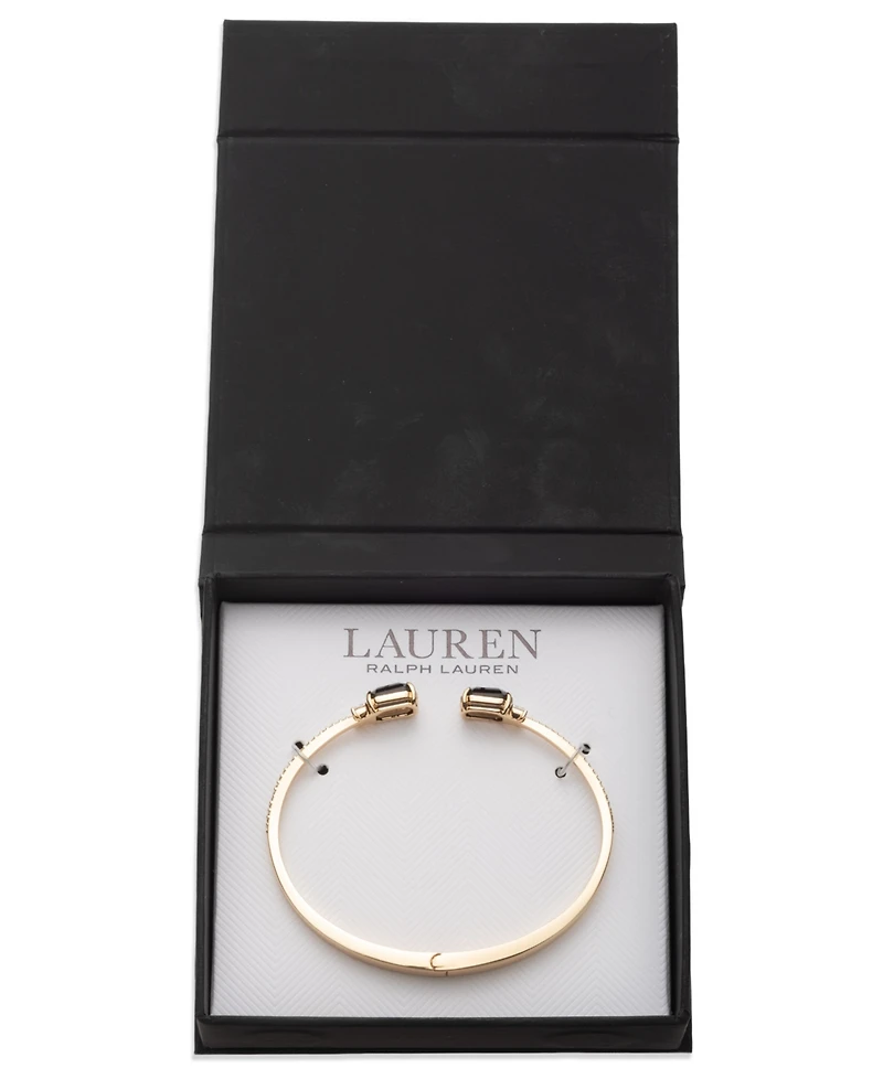 Lauren Ralph Crystal Stone Cuff Bracelet