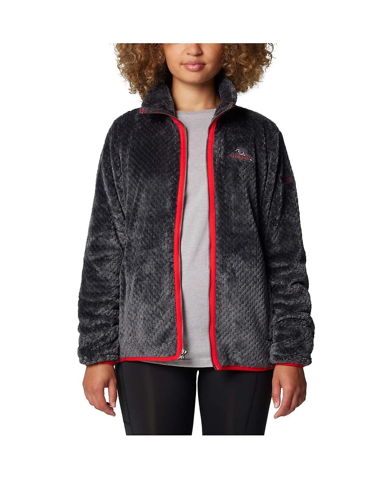 Columbia Women'sBlack Georgia Bulldogs Fireside Ii Sherpa Full-Zip Jacket