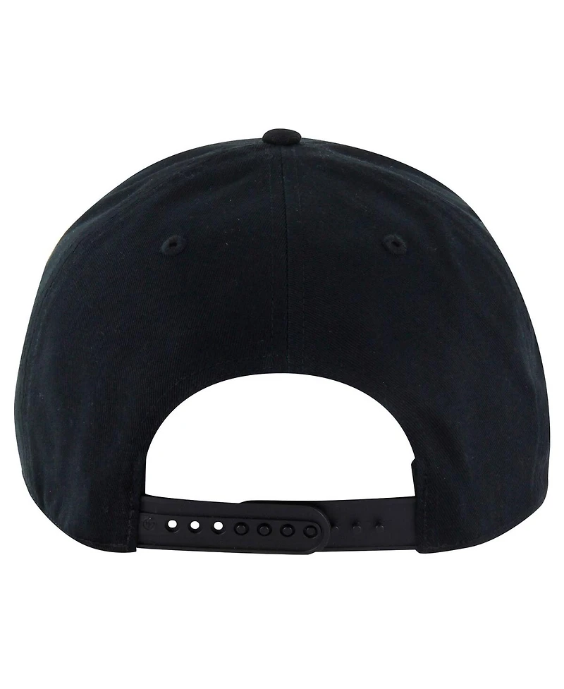 '47 Brand Men's Black Pittsburgh Steelers Overhand Hitch Adjustable Hat