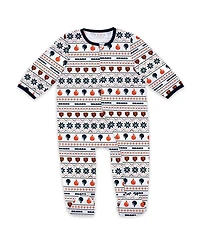 Wear by Erin Andrews Baby Boys and Girls 2-Piece Chicago Bears Allover Print Full-Zip Sleeper Bib Set
