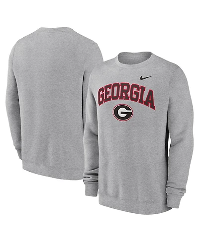 Nike Men's Gray Georgia Bulldogs Arch Pullover Sweatshirt