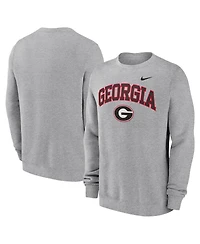 Nike Men's Gray Georgia Bulldogs Arch Pullover Sweatshirt
