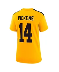Nike Women'sGeorge Pickens Gold Pittsburgh Steelers Alternate 1933 Throwback Game Jersey