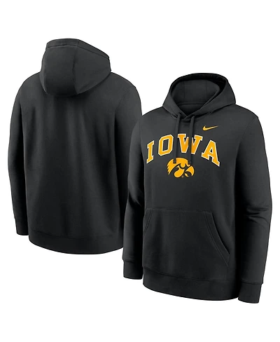 Nike Men's Iowa Hawkeyes Club Fleece Arch Pullover Hoodie