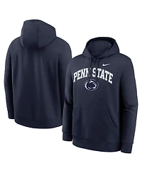 Nike Men's Navy Penn State Nittany Lions Club Fleece Arch Pullover Hoodie