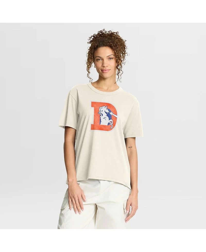 Fanatics Women's Cream Denver Broncos Dove Legacy T-Shirt