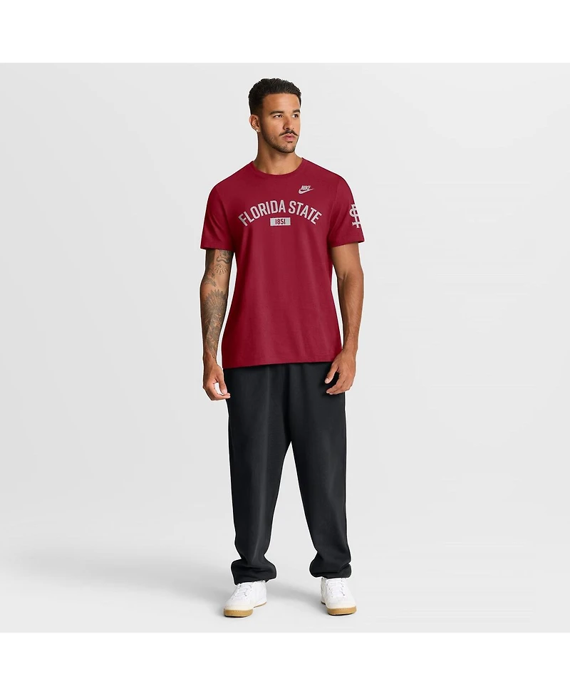 Nike Men's Garnet Florida State Seminoles Legacy Arch T-Shirt