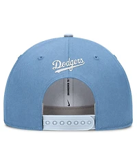 Nike Men's Light Blue Los Angeles Dodgers Rise Dri-Fit Adjustable Hat