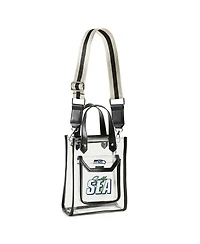 Wear by Erin Andrews Seattle Seahawks Clear Stadium Coin Pouch with Crossbody Purse