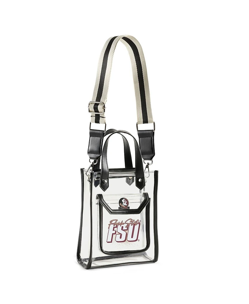 Wear by Erin Andrews Florida State Seminoles Clear Stadium Crossbody Purse with Coin Pouch
