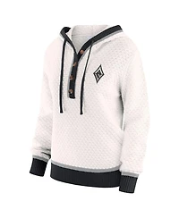 Wear by Erin Andrews Women'sCream Las Vegas Aces Hooded Sweater