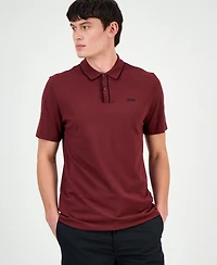 Hugo Boss Men's Dalombi Short-Sleeve Button-Placket Polo Shirt